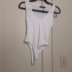 PrettyLittleThing White Bodysuit